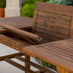 Ensemble de salle à manger d'extérieur 3 pièces Middlebrook Surfside en bois d'acacia