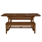 Ensemble de salle à manger d'extérieur 3 pièces Middlebrook Surfside en bois d'acacia