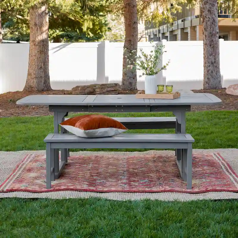 Ensemble de salle à manger d'extérieur 3 pièces Middlebrook Surfside en bois d'acacia
