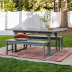 Ensemble de salle à manger d'extérieur 3 pièces Middlebrook Surfside en bois d'acacia