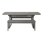 Ensemble de salle à manger d'extérieur 3 pièces Middlebrook Surfside en bois d'acacia