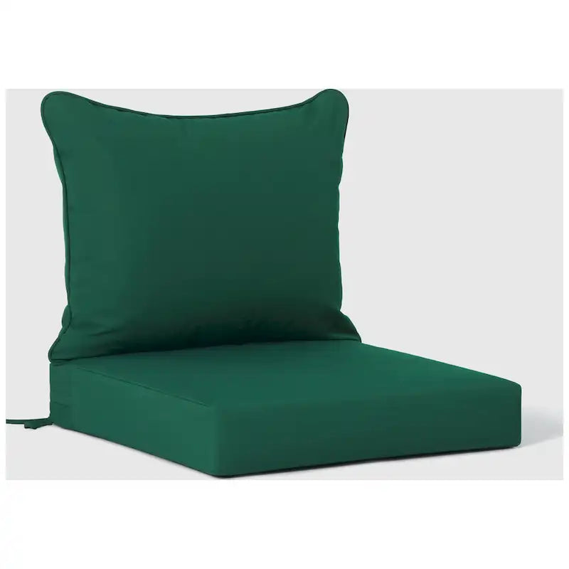 Canapé d'extérieur Polytrends Birchwood en PEHD bleu marine avec coussins (3 pièces)