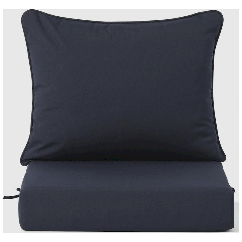 Canapé d'extérieur Polytrends Birchwood en PEHD résistant aux intempéries, gris, avec coussins (3 pièces)