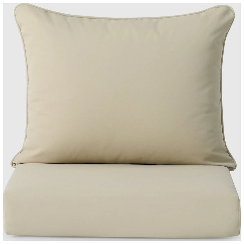 Canapé d'extérieur Polytrends Birchwood en PEHD résistant aux intempéries, gris, avec coussins (3 pièces)