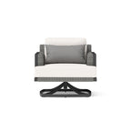 Ensemble de 2 fauteuils de jardin Vistano Sunbrella - Gris
