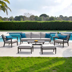 Ensemble de sièges de patio d'extérieur Venetia 7 pièces Sunbrella