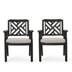 Chaises de salle à manger d'extérieur (lot de 2)