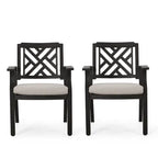 Chaises de salle à manger d'extérieur (lot de 2)