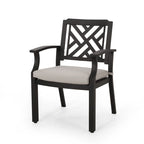 Chaises de salle à manger d'extérieur (lot de 2)