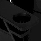 Chaises Adirondack modernes en polyéthylène Polytrends Coastin (lot de 2), noires