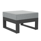 Ensemble de jardin Polytrends Endless Patio 5 pièces avec pouf et structure grise