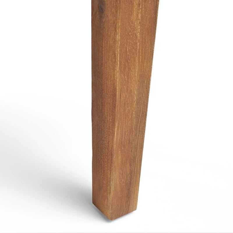 Chaises de salle à manger d'extérieur sans accoudoirs (lot de 2)