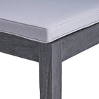 Chaises de salle à manger d'extérieur sans accoudoirs (lot de 2)