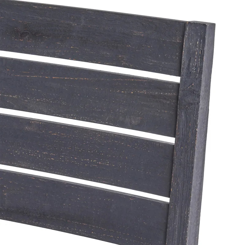 Chaises de salle à manger d'extérieur sans accoudoirs (lot de 2)