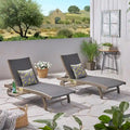 Chaise longue Banzai avec plateau coulissant