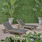 Chaise longue Banzai avec plateau coulissant