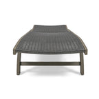 Chaise longue Banzai avec plateau coulissant