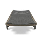 Chaise longue Banzai avec plateau coulissant