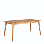 Christopher Knight Home - Ensemble de salle à manger d'extérieur 7 pièces Henry en bois d'acacia avec fauteuils en corde tressée
