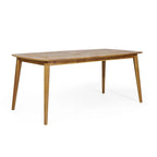 Christopher Knight Home - Ensemble de salle à manger d'extérieur 7 pièces Henry en bois d'acacia avec fauteuils en corde tressée