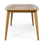 Christopher Knight Home - Ensemble de salle à manger d'extérieur 7 pièces Henry en bois d'acacia avec fauteuils en corde tressée