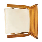 Christopher Knight Home - Ensemble de salle à manger d'extérieur 3 pièces Elijah avec chaises rembourrées en bois d'acacia