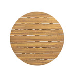 Christopher Knight Home - Ensemble de salle à manger d'extérieur 3 pièces Elijah avec chaises rembourrées en bois d'acacia