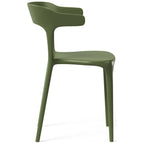 Chaises d'appoint empilables modernes pour terrasse Frond and Form (lot de 4)