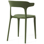 Chaises d'appoint empilables modernes pour terrasse Frond and Form (lot de 4)