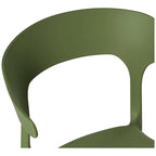 Chaises d'appoint empilables modernes pour terrasse Frond and Form (lot de 4)
