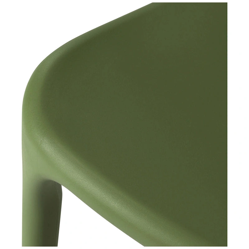 Chaises d'appoint empilables modernes pour terrasse Frond and Form (lot de 4)