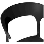 Chaises d'appoint empilables modernes pour terrasse Frond and Form (lot de 4)