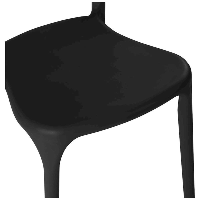 Chaises d'appoint empilables modernes pour terrasse Frond and Form (lot de 4)