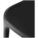 Chaises d'appoint empilables modernes pour terrasse Frond and Form (lot de 4)