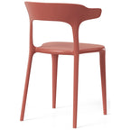 Chaises d'appoint empilables modernes pour terrasse Frond and Form (lot de 4)
