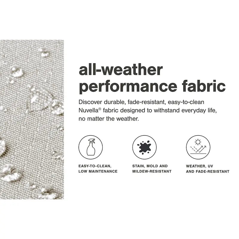 Canapé d'angle d'extérieur 5 pièces gris Signature Design by Ashley Bree Zee - 114 cm L x 76 cm P x 35 cm H