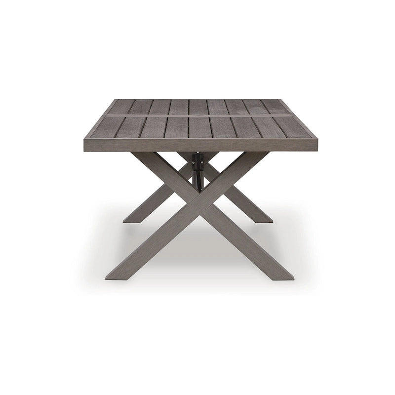 Ensemble de salle à manger d'extérieur 5 pièces Signature Design by Ashley Hillside Barn marron/gris - 84 cm L x 42 cm P x 29 cm H