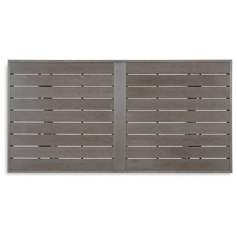 Ensemble de salle à manger d'extérieur 5 pièces Signature Design by Ashley Hillside Barn marron/gris - 84 cm L x 42 cm P x 29 cm H
