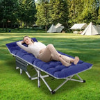 Lit de camp pliant, lit de voyage en tissu Oxford 1200D avec sac de transport