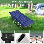 Lit de camp pliant, lit de voyage en tissu Oxford 1200D avec sac de transport