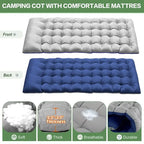 Lit de camp pliant, lit de voyage en tissu Oxford 1200D avec sac de transport
