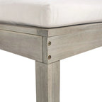 Chaise longue double d'extérieur avec dossier réglable en 5 positions