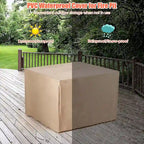 Ensemble de mobilier de jardin en rotin Costway 7 pièces avec housse pour table de foyer extérieur 30 pouces - Voir les détails