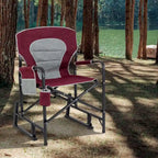 Fauteuil de camping à bascule Goplus Outdoor pour adultes avec double ressort - Voir les détails