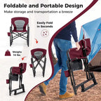 Fauteuil de camping à bascule Goplus Outdoor pour adultes avec double ressort - Voir les détails