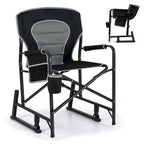 Fauteuil de camping à bascule Goplus Outdoor pour adultes avec double ressort - Voir les détails