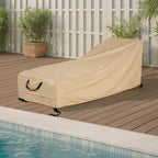 Christopher Knight Home - Shield Outdoor Slope Chaise Lounge Cover with Secure Fit and All-Weather Protection