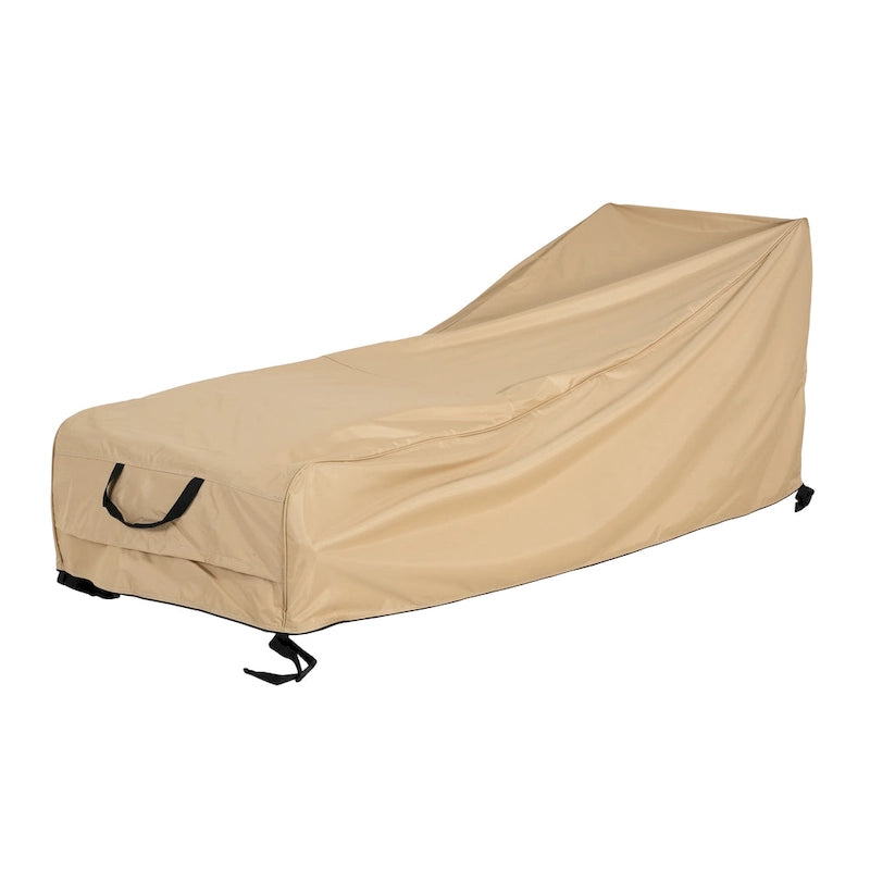 Christopher Knight Home - Housse de chaise longue d'extérieur Shield avec fixation sécurisée et protection contre les intempéries