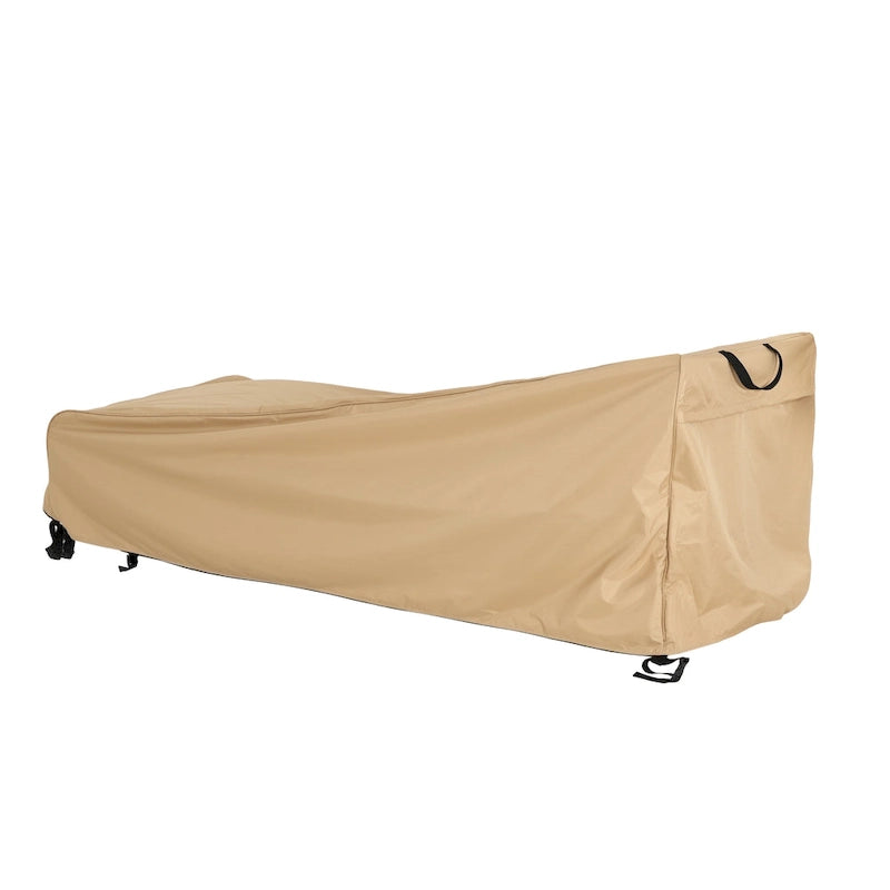 Christopher Knight Home - Housse de chaise longue d'extérieur Shield avec fixation sécurisée et protection contre les intempéries