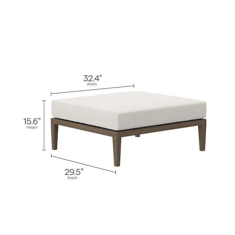 Ensemble de mobilier de jardin en teck Northlake 5 pièces